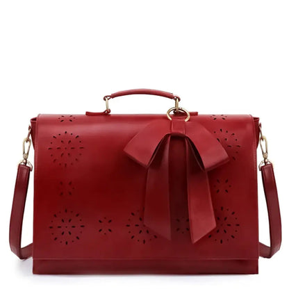 Grace’s Elegant Bow-Tie Satchel