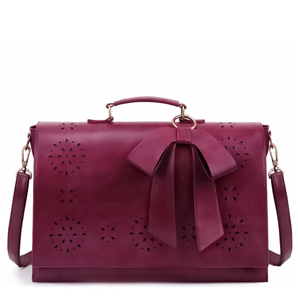 Grace’s Elegant Bow-Tie Satchel