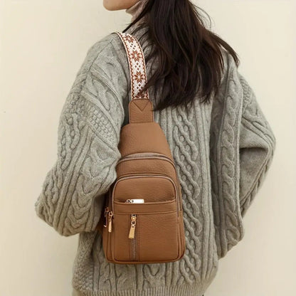 Hazel Vintage Chest Crossbody Bag