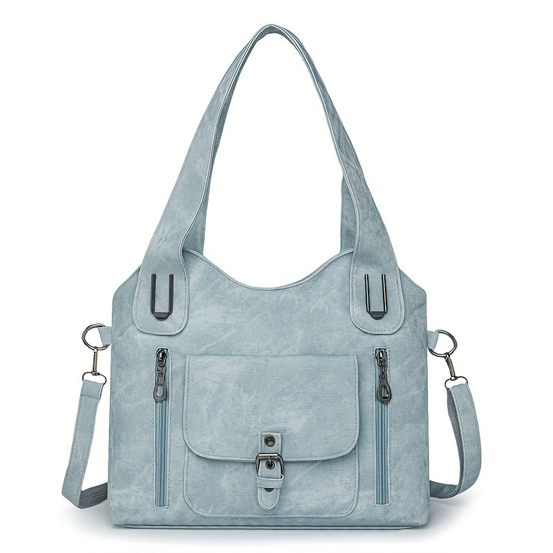 Elise’s Vintage Charm | Faux Leather Shoulder Bag